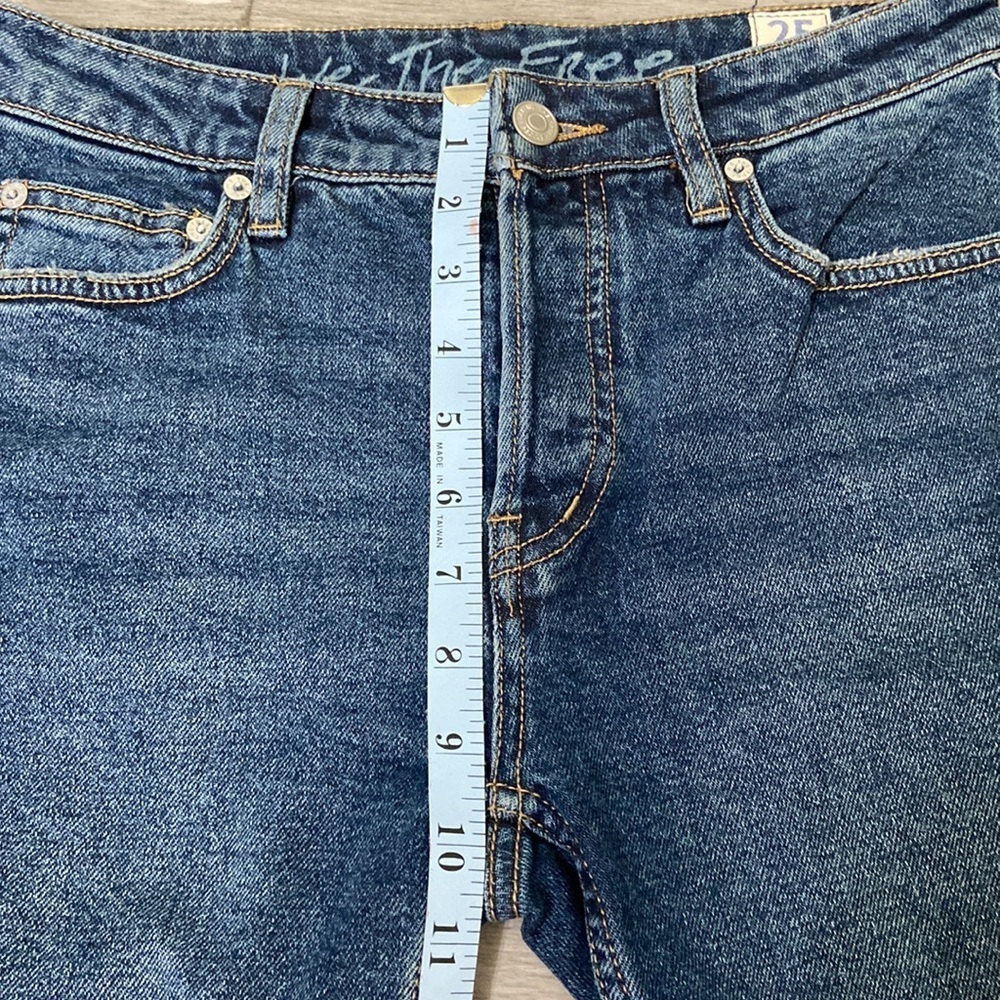 Free People We The Free People Denim Shorts Western Core Coastal Cowgirl Blue - Picture 14 of 15